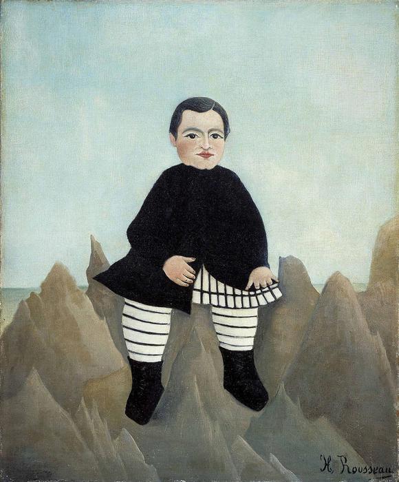 Fiú a sziklákon, Henri Rousseau