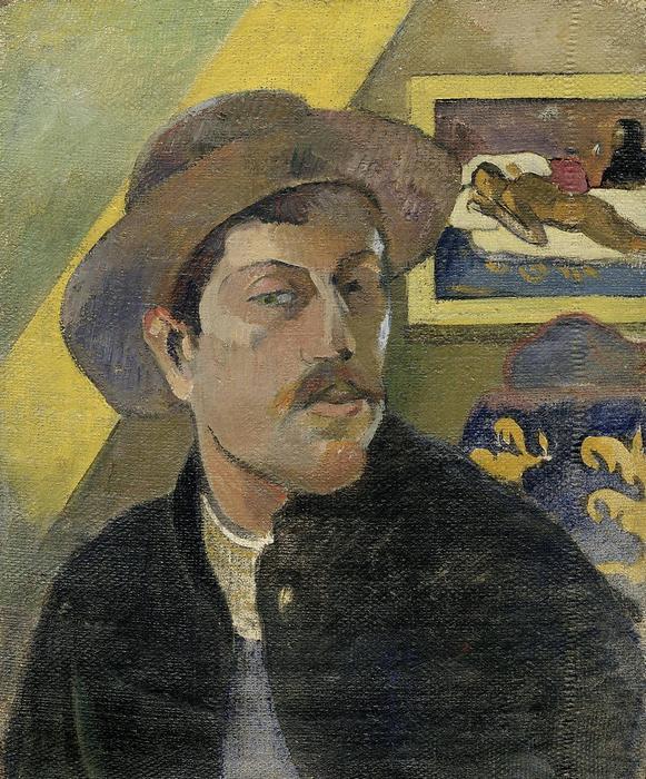 Önarckép kalappal, Paul Gauguin