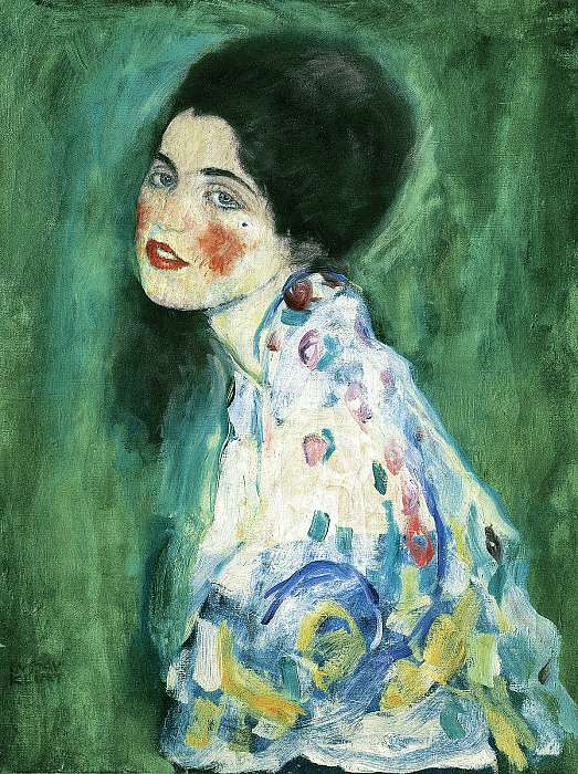 Hölgy portréja (színverzió 1), Gustav Klimt