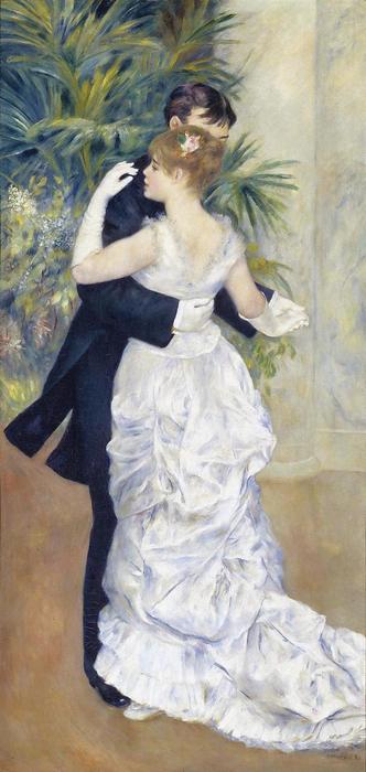 Városi tánc - színverzió 1., Pierre Auguste Renoir