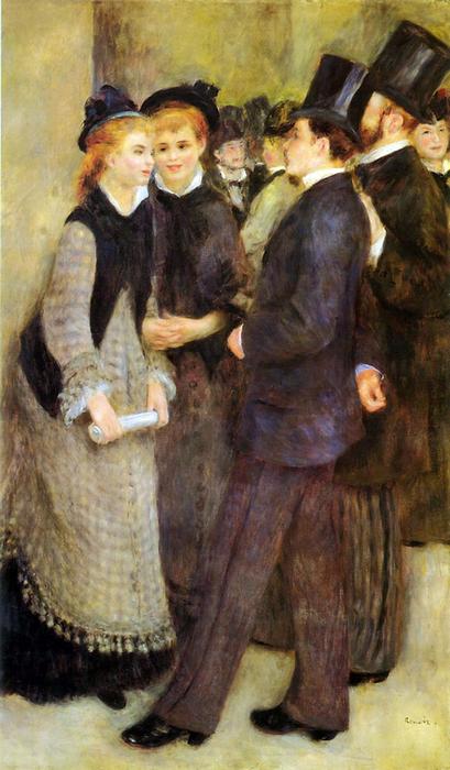 Távozás a konzervatóriumból, Pierre Auguste Renoir