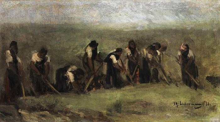 Cukorrépa kapálók (1873), Max Liebermann