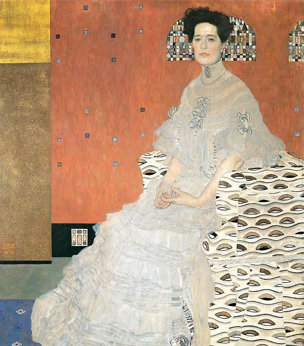 Fritza Riedler portéja, Gustav Klimt