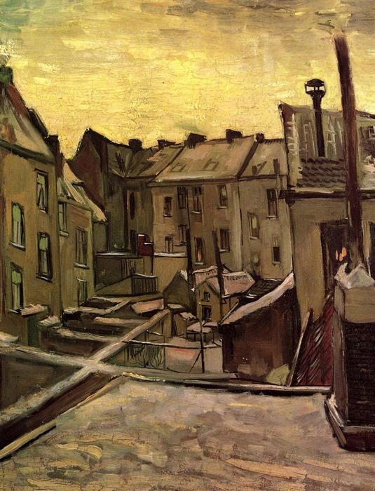 Régi házak Antwerpenben, Vincent Van Gogh