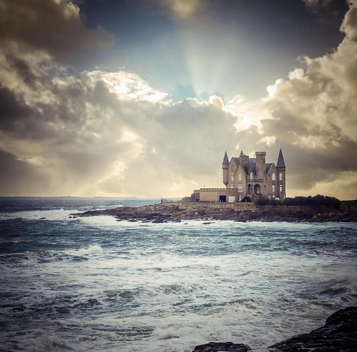 Kastély a parton - Quiberon, Bretagne, 