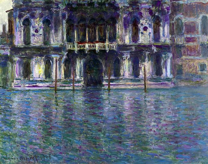 Contarini Palota, Velence - Színverzió 1., Claude Monet