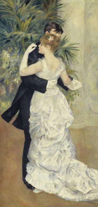 Városi tánc - színverzió 2., Pierre Auguste Renoir