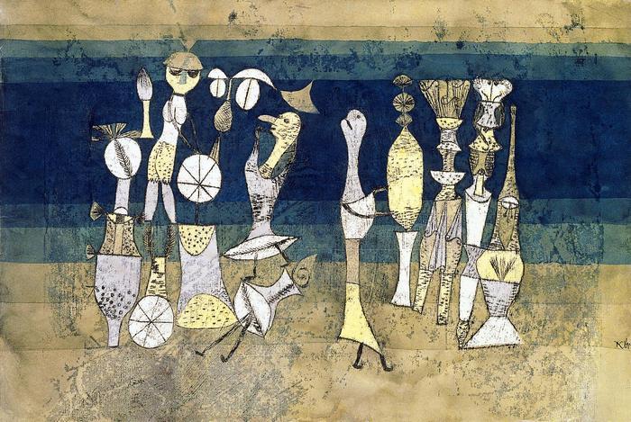 Comedy - színváltozat 1., Paul Klee