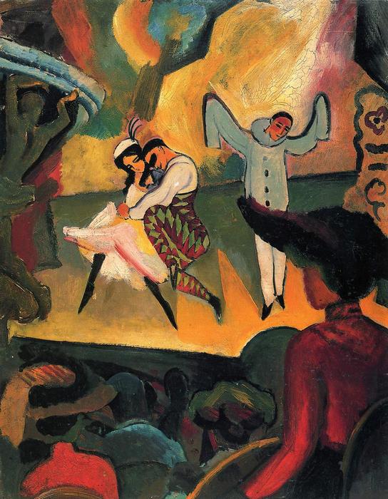 Orosz balett, August Macke