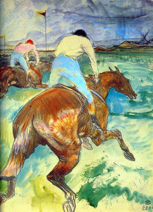 Zsokék a lovon, Henri de Toulouse Lautrec