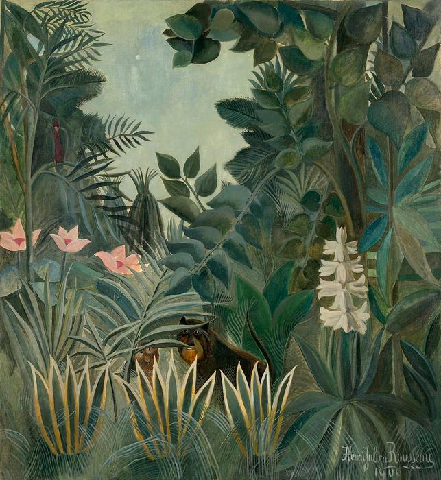 Dzsungel az Egyenlítőn, Henri Rousseau