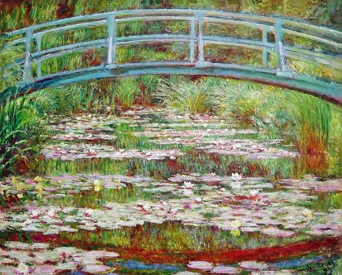 A japán híd Givernyben (1899), Claude Monet