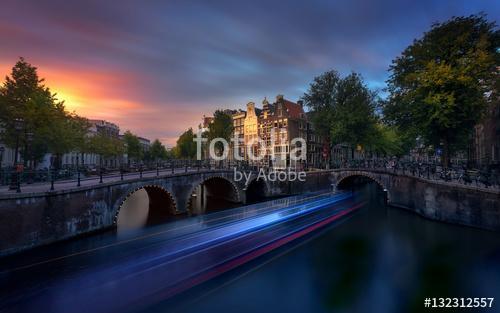 Amsterdam Sunset - Netherlands, Premium Kollekció