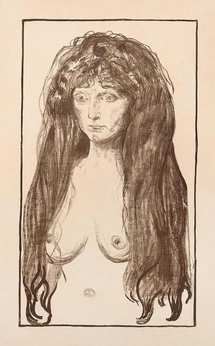 Női akt, Edvard Munch