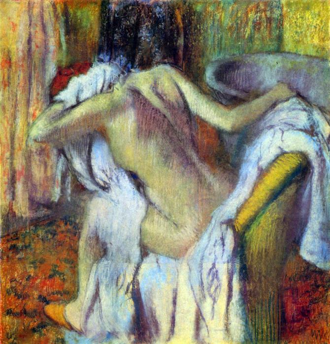 Fürdés után, No. 4, Edgar Degas