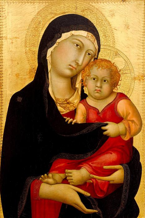 Madonna gyermekével, Simone Martini