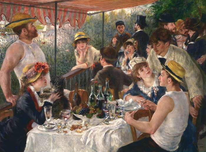 Evezősök reggelije, Pierre Auguste Renoir