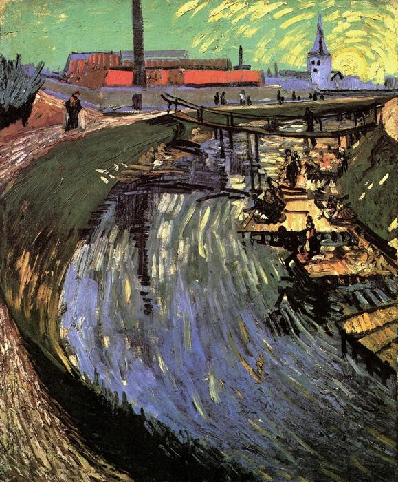 Mosónők a csatornánál, Vincent Van Gogh