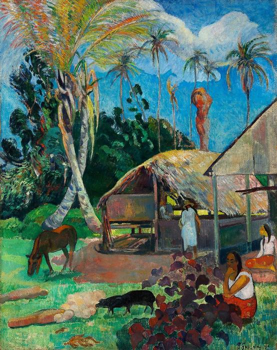 A fekete sertések (1891), Paul Gauguin