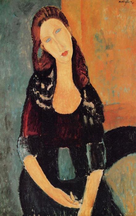 Jeanne Hebuterne portréja, No.6., Modigliani