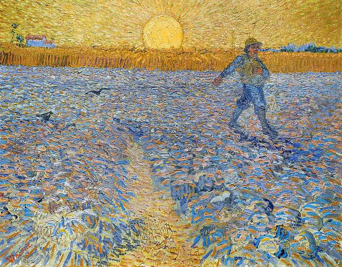 Magvető naplementében, Vincent Van Gogh