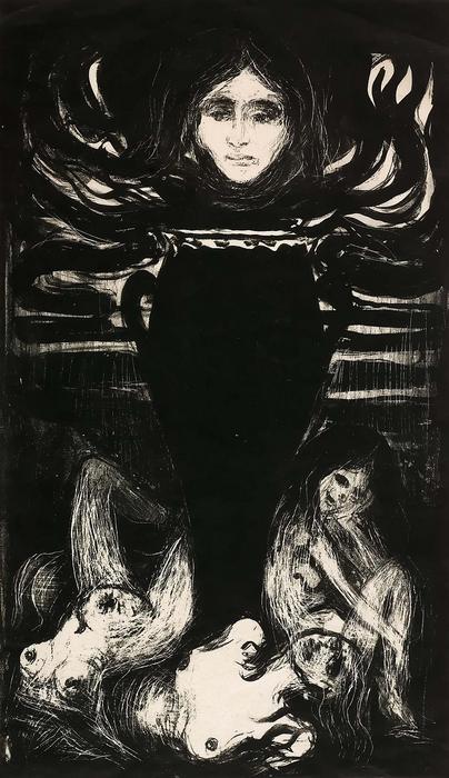 Az urna, Edvard Munch