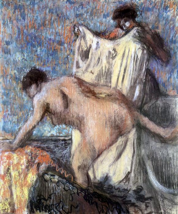 Fürdés után, No. 3., Edgar Degas