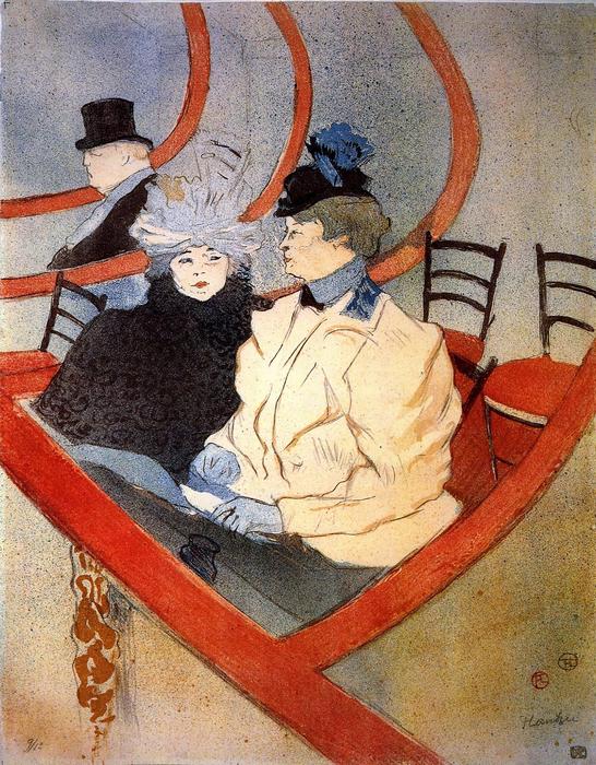 Nézők a páholyban, Henri de Toulouse Lautrec