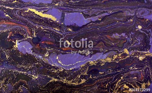 Marble abstract acrylic background. Violet marbling artwork texture. Marbled ripple pattern., Premium Kollekció