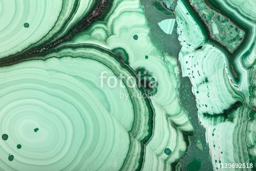 close-up of dark and light green malachite, Premium Kollekció