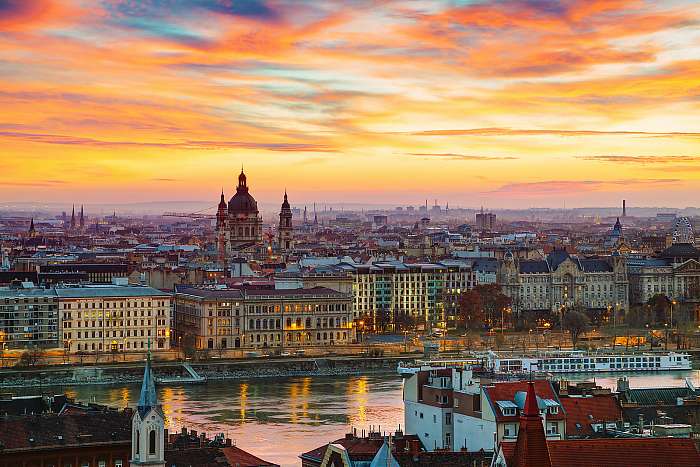 Budapest áttekintése Szent István Bazilikával, Premium Kollekció