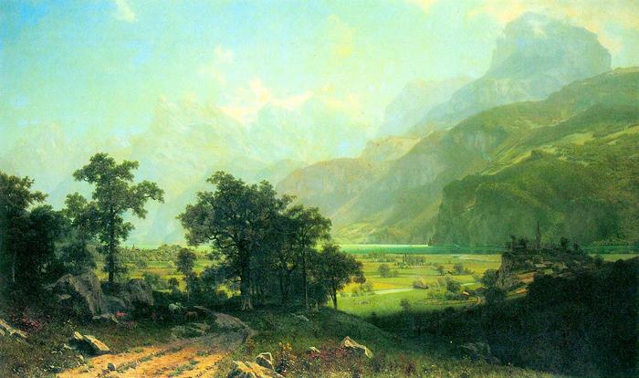 Luzern, Svájc, Albert Bierstadt