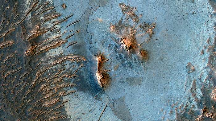 The Gemstone Floor, Noctis labirintus, Mars felszín, Fotóművészek