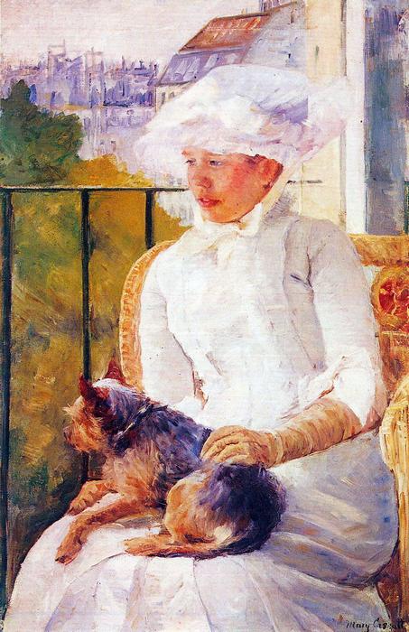 Hölgy kutyával, Mary Cassatt