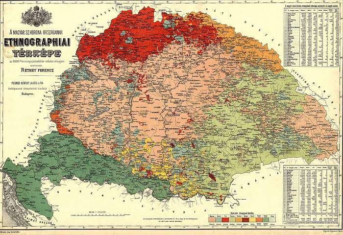 Nagy- Magyarország etnográfiai térképe, 