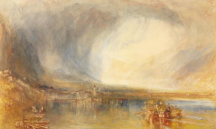 Flüelen látképe, William Turner