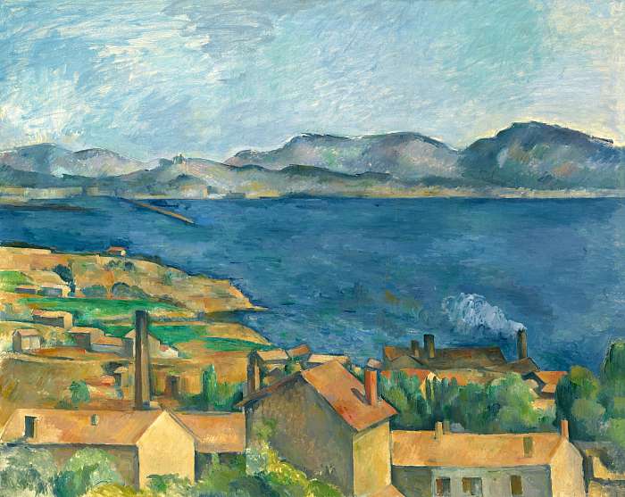 A marseille-i öböl az Estaque-ról nézve, Paul Cézanne
