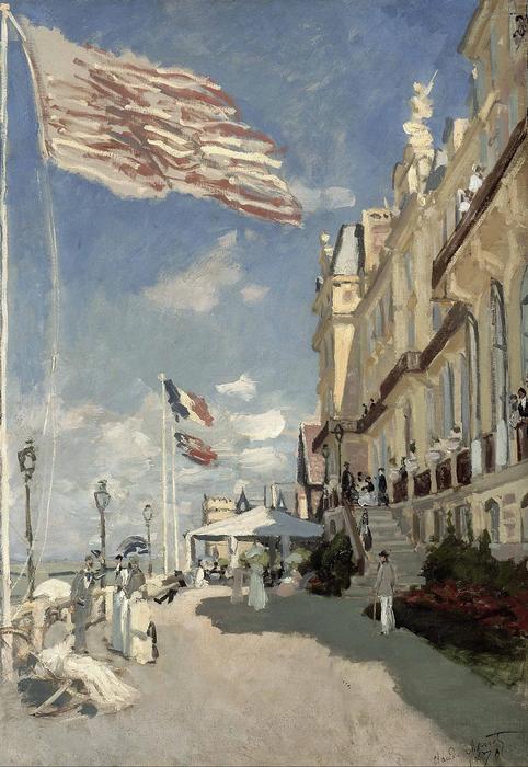 Hotel Trouville-nél (1870), Claude Monet