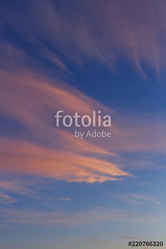 blue sky with gilded clouds as a natural background, Premium Kollekció