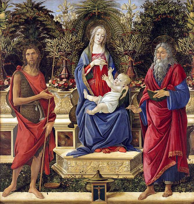 Madonna gyermekével , Sandro Botticelli