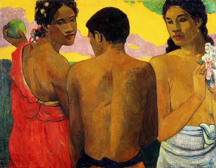 Három tahiti, Paul Gauguin
