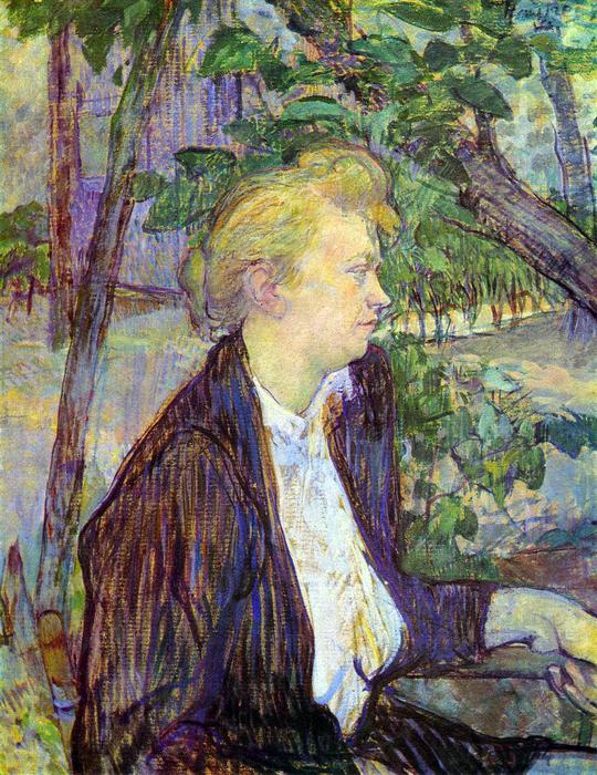 Asszony a kertben, Henri de Toulouse Lautrec