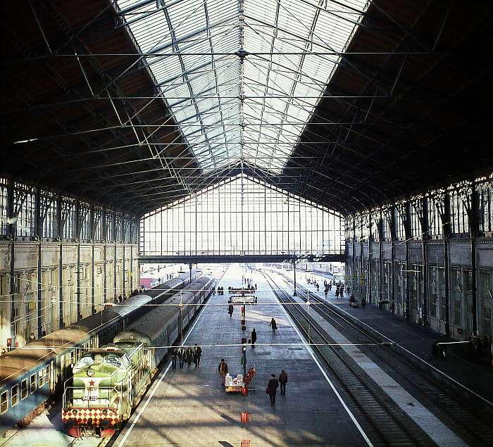 A Nyugati pályaudvar csarnoka a rekonstrukció után (1980), 