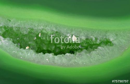 light crystals in green agate, Premium Kollekció