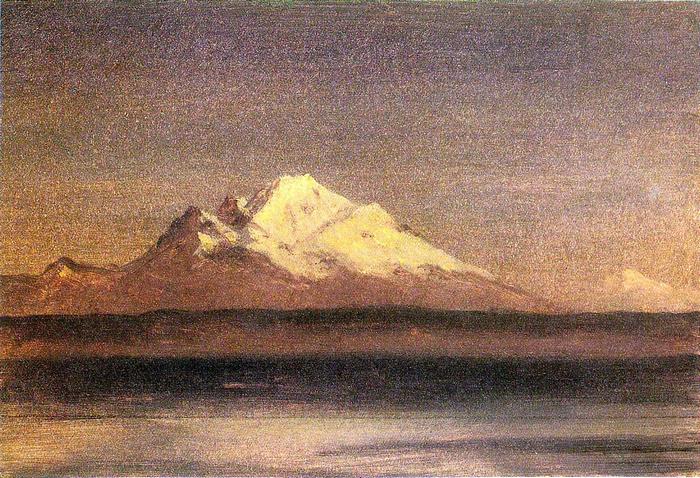 Havas hegycsúcsok, Albert Bierstadt