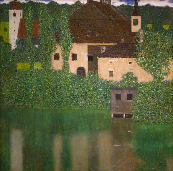 Schloss Kammer, kastély az Attersee-nél I. (1908), Gustav Klimt
