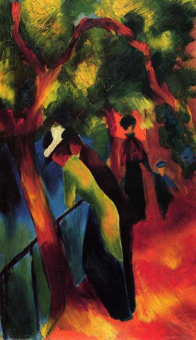 Napos sétány, August Macke