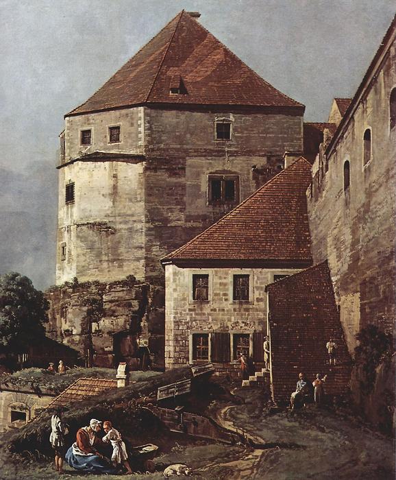 Pirna, Sonnenstein (részlet), Canaletto