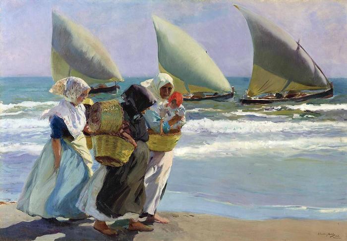 A három vitorlás (1903), Joaquin Sorolla