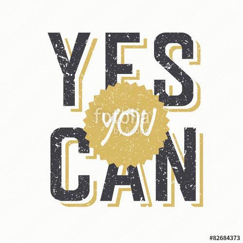 Yes You Can - Retro stílus, Premium Kollekció